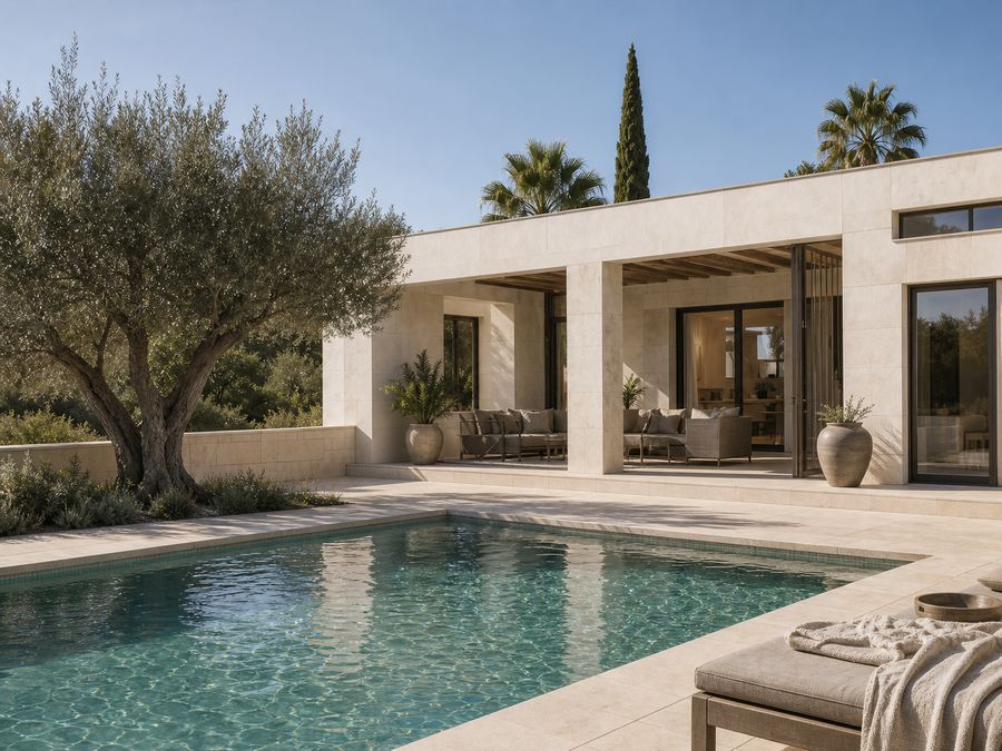 Moderne kustvilla in de Algarve met verzonken zwembad